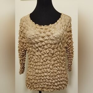 Vintage Women's Bubble/Popcorn Blouse